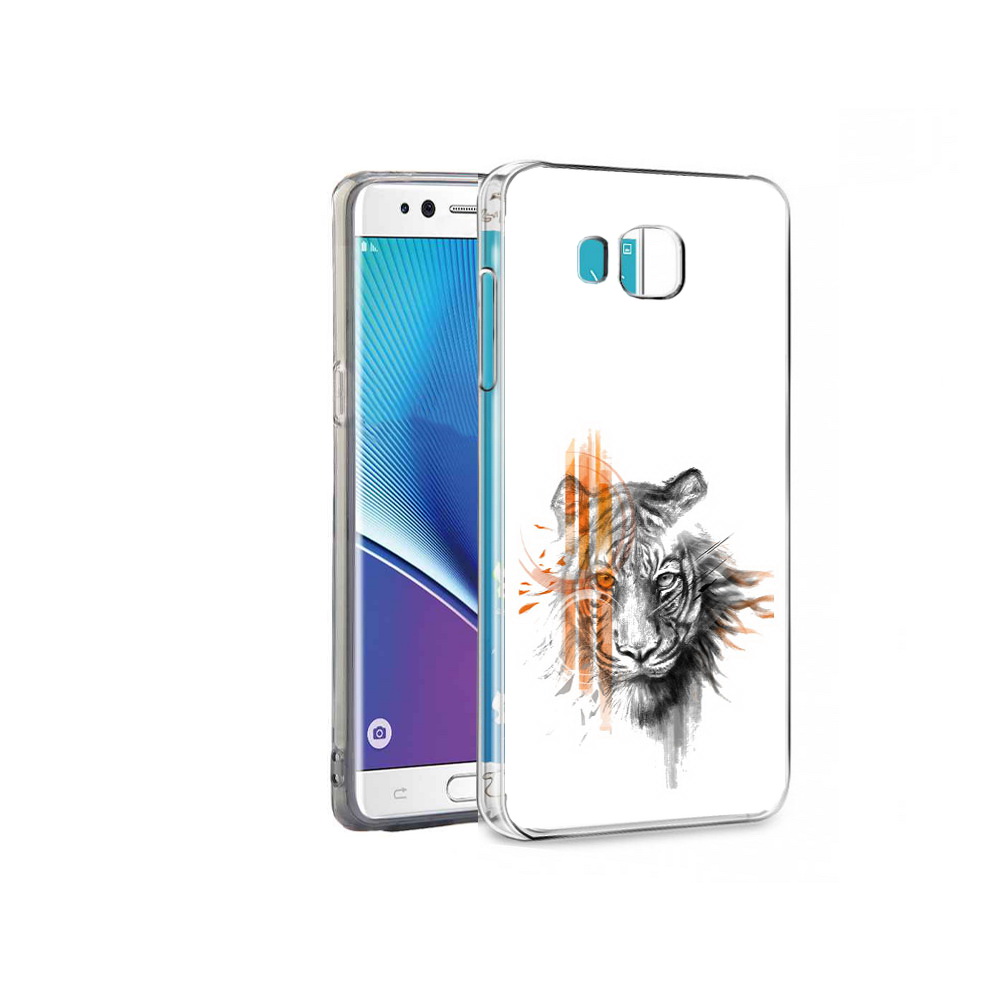 

Чехол MyPads Tocco для Samsung Galaxy Note 7 огненный тигр (PT40045.522.526), Прозрачный, Tocco