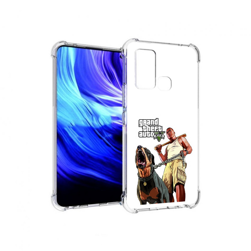 

Чехол MyPads Tocco для Vivo Z6 GTA грозная собака (PT226976.399.18), Прозрачный, Tocco