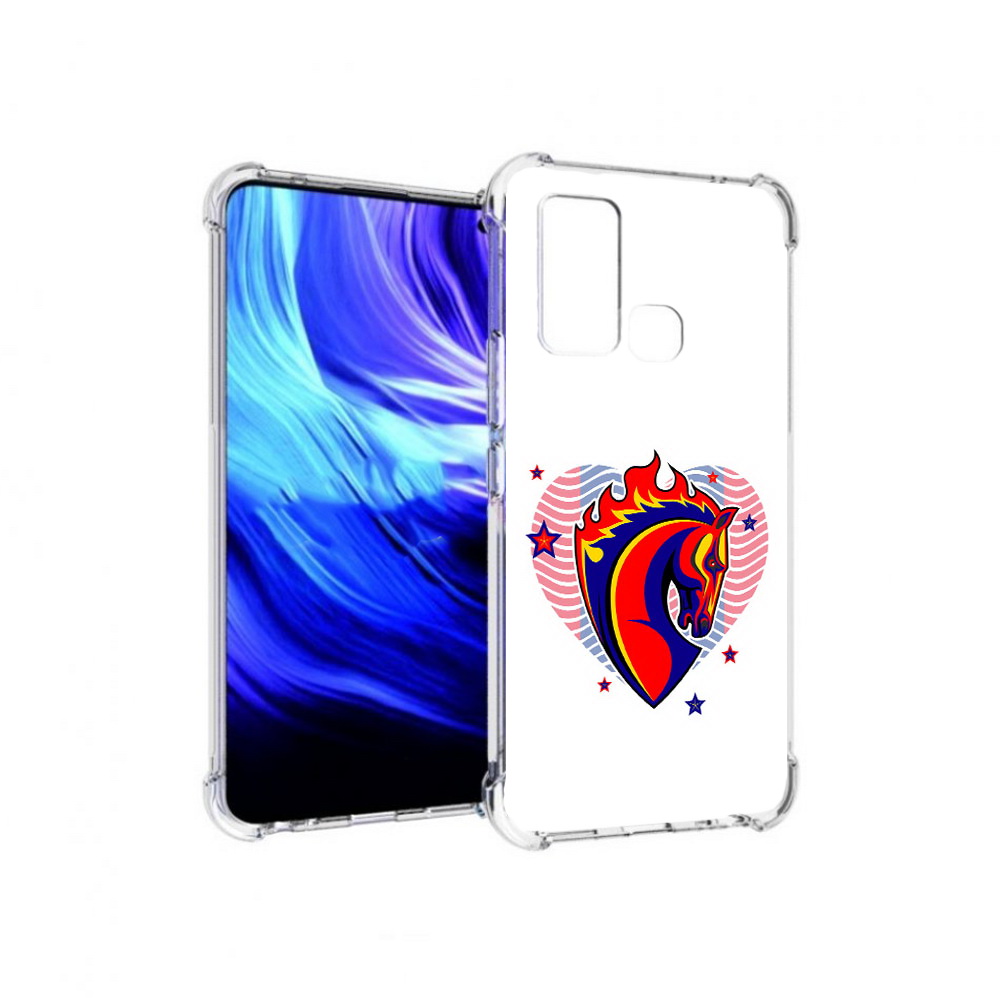 

Чехол MyPads Tocco для Vivo Z6 ФК ЦСЛ Лошадь (PT226976.399.180), Прозрачный, Tocco