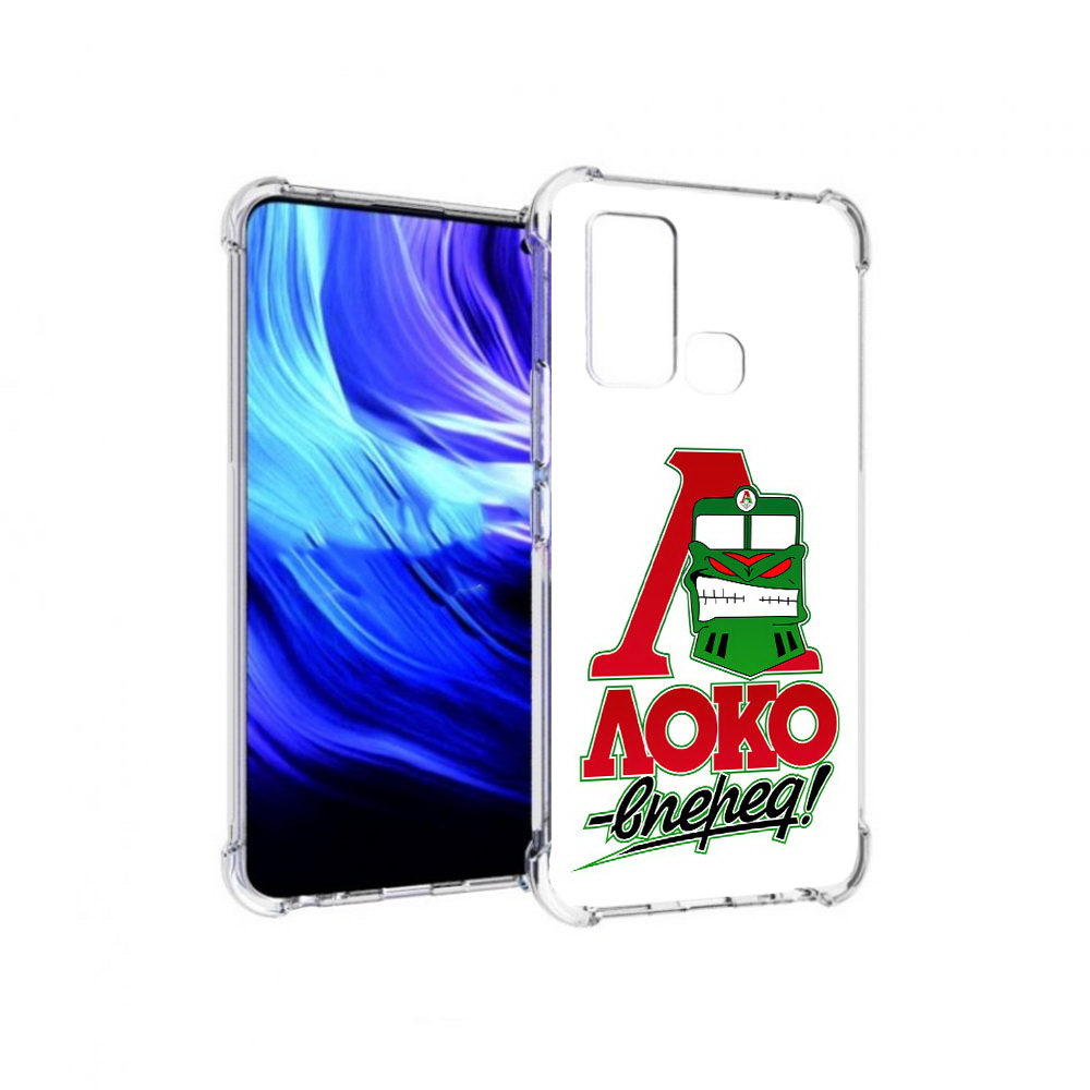 

Чехол MyPads Tocco для Vivo Z6 ФК локо вперед (PT226976.399.181), Прозрачный, Tocco
