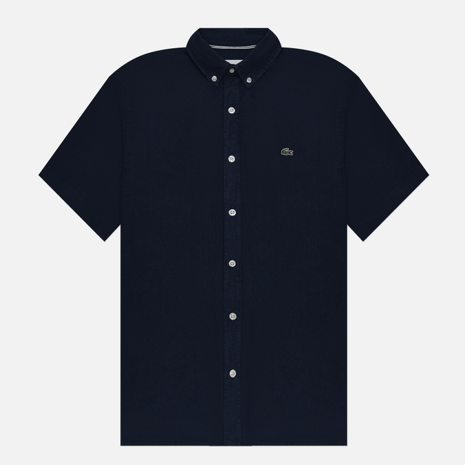 

Мужская рубашка Lacoste Linen SS Slim Fit синий, Размер 39, Linen SS Slim Fit