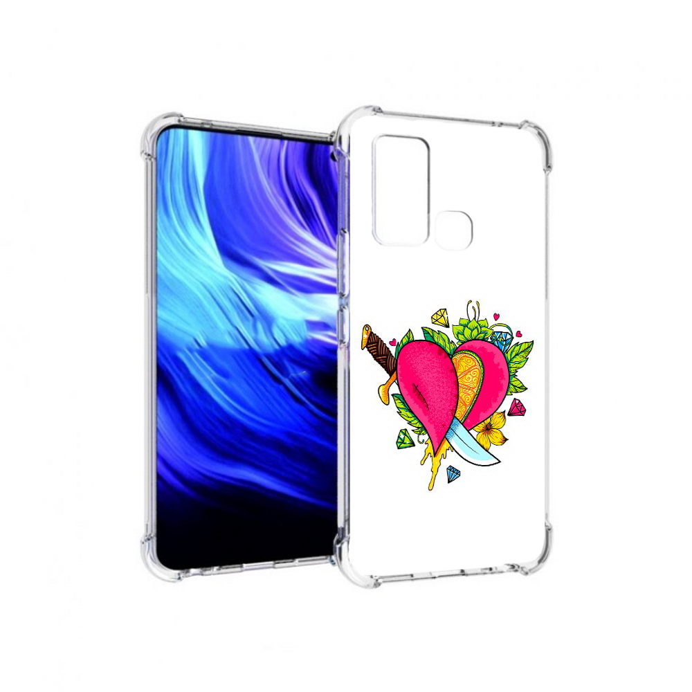 

Чехол MyPads Tocco для Vivo Z6 Фруктовое сердце (PT226976.399.188), Прозрачный, Tocco