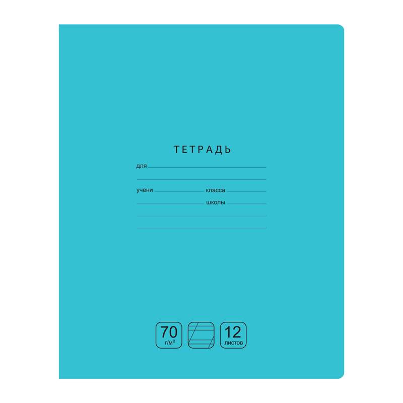 

Тетрадь BG "Отличная" 346874, А5, 12 листов, косая линейка, 30 штук, 346874