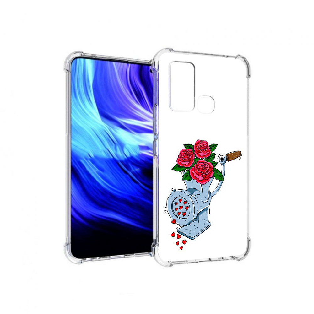

Чехол MyPads Tocco для Vivo Z6 Цветочные сердца (PT226976.399.199), Прозрачный, Tocco