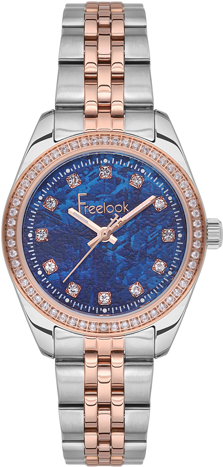 Наручные часы женские Freelook FL.1.10134-6 золотистые/серебристые