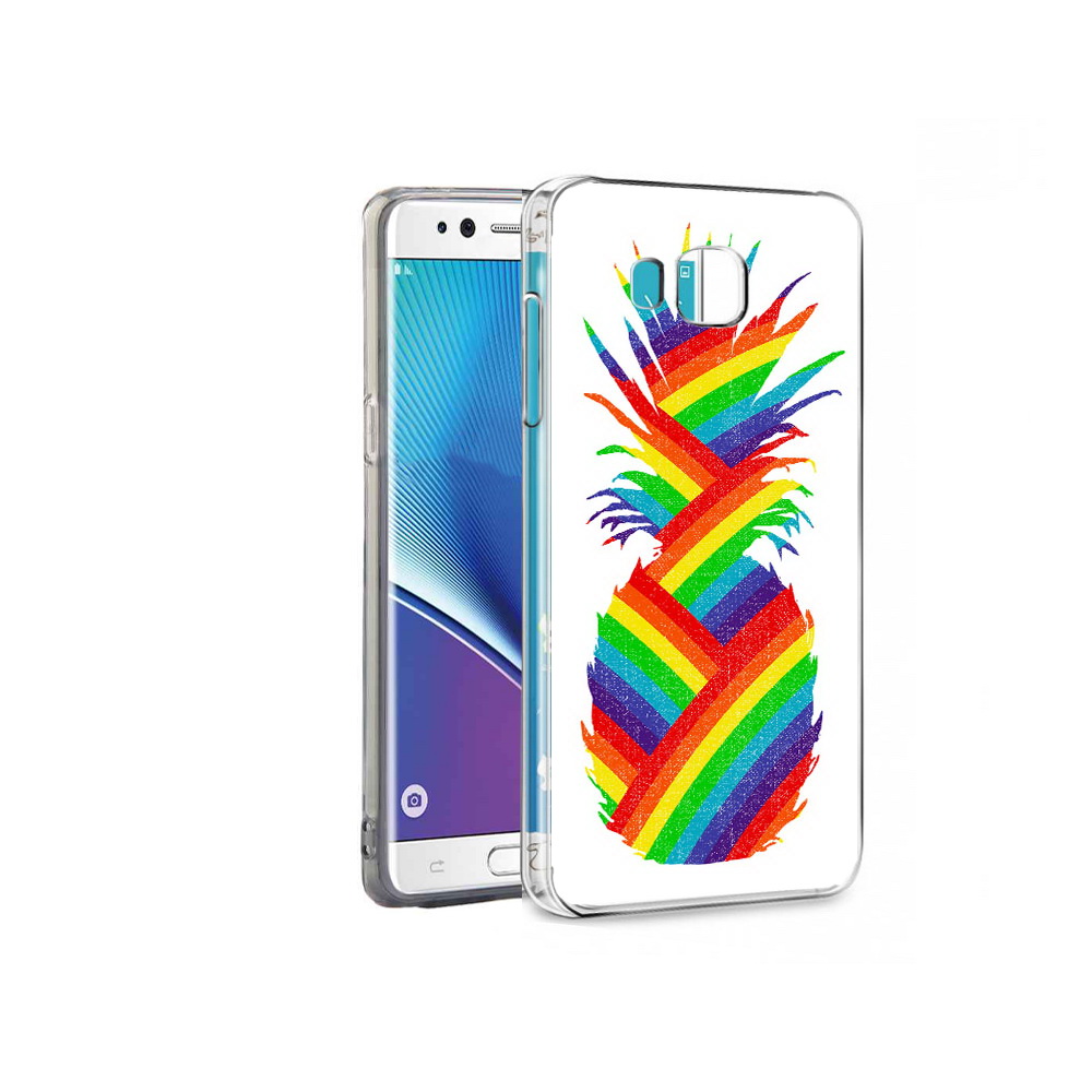 

Чехол MyPads Tocco для Samsung Galaxy Note 7 радужный ананас (PT40045.522.566), Прозрачный, Tocco