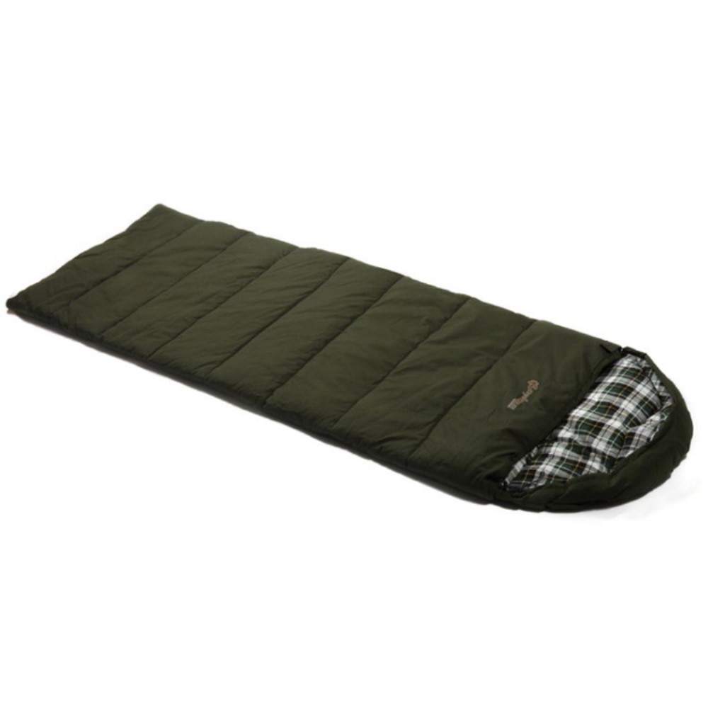 Спальный мешок Chanodug 235*80 см, до -15С, зеленый