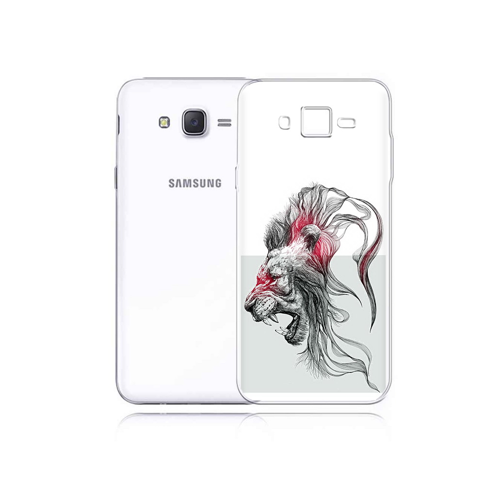

Чехол MyPads Tocco для Samsung Galaxy J5 разъяренный лев (PT29188.586.576), Прозрачный, Tocco