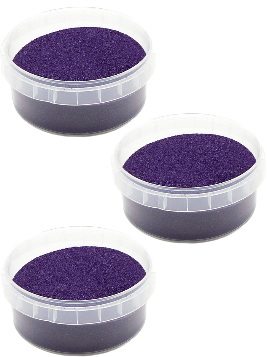 Модельный песок STUFF PRO для миниатюр темно-фиолетовый, 3 шт