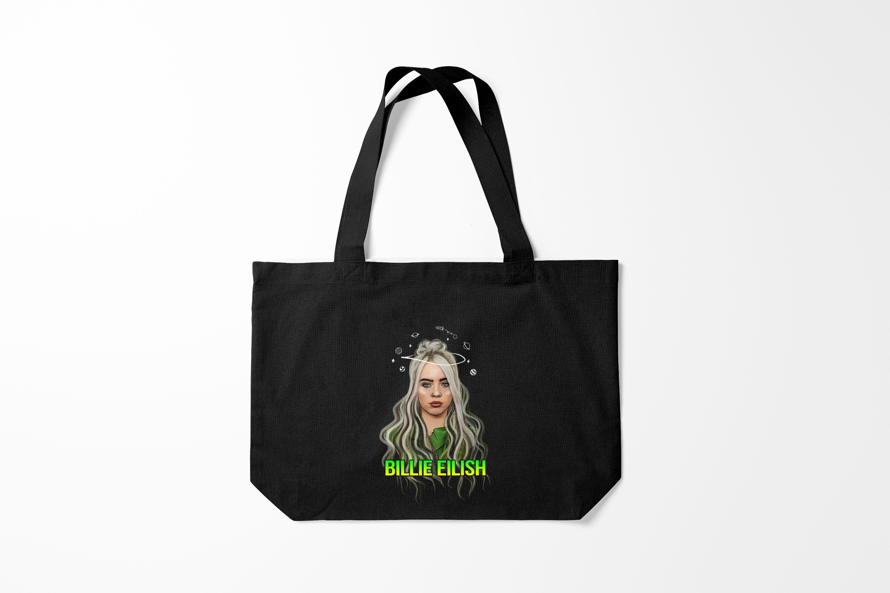 

Сумка шoппер унисекс Burnettie Billie Eilish, черный, Billie Eilish