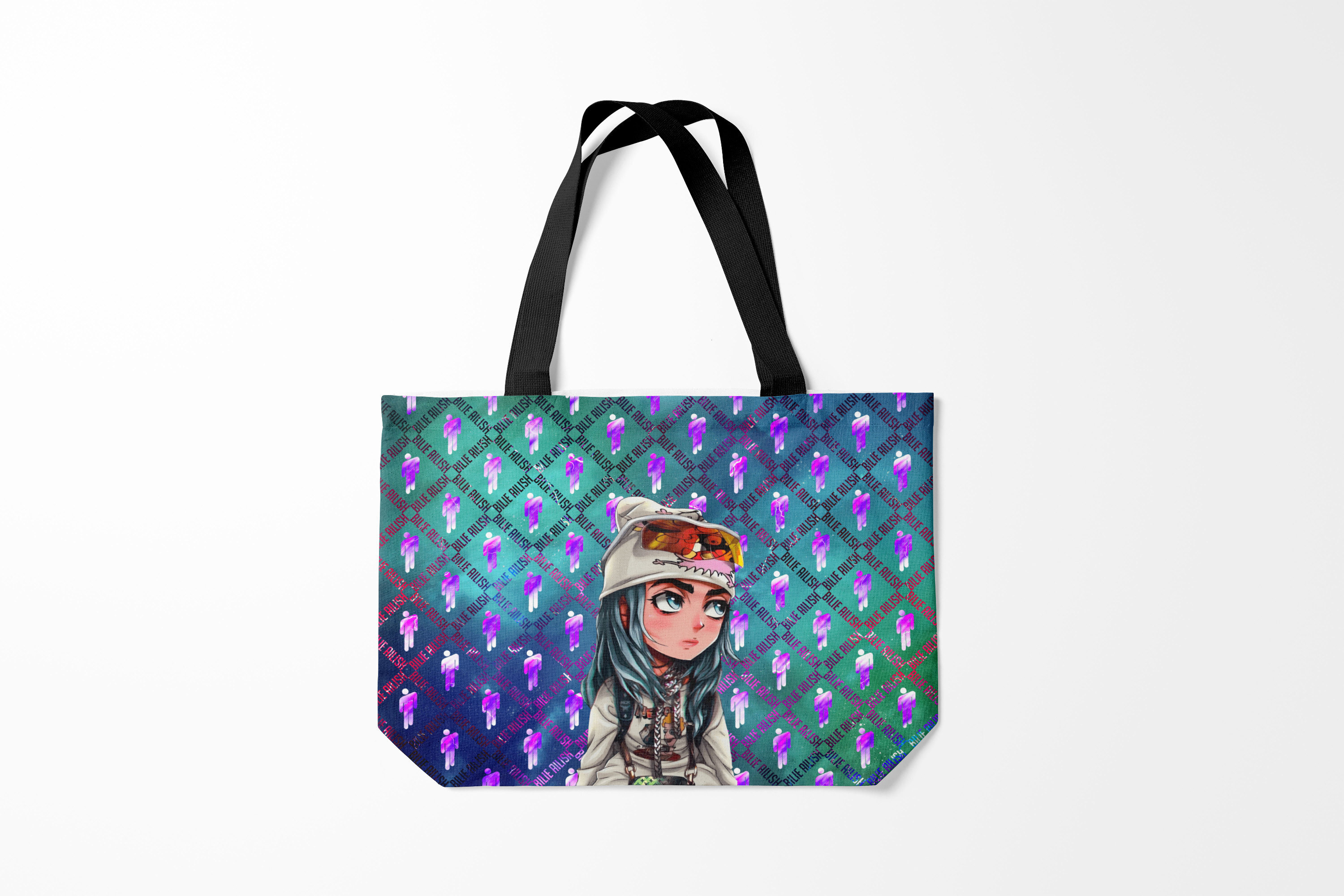 

Сумка шoппер унисекс Burnettie Billie Eilish, разноцветный, Billie Eilish