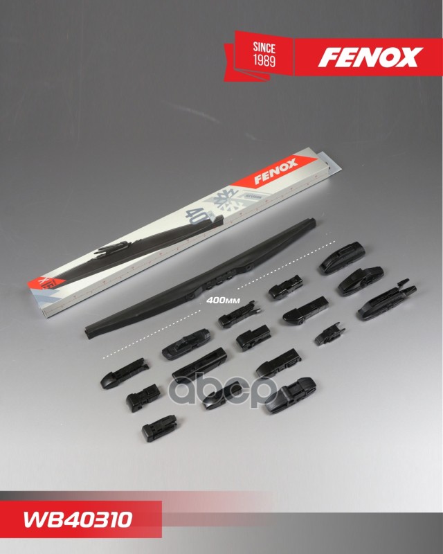 

Щетка Стеклоочистителя Зимняя, Крепёж: 15 В 1, 40 См (16) FENOX арт. WB40310