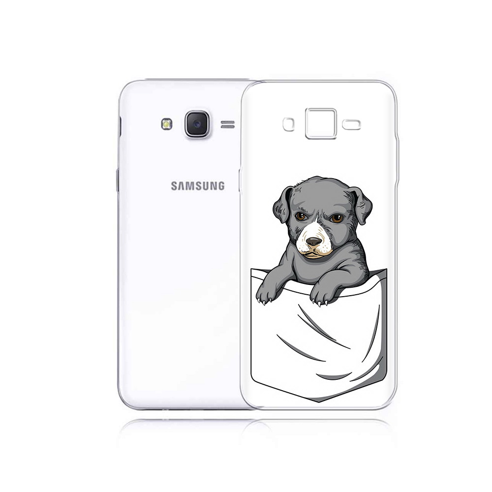 

Чехол MyPads Tocco для Samsung Galaxy J5 собачка в кармане (PT29188.586.611), Прозрачный, Tocco