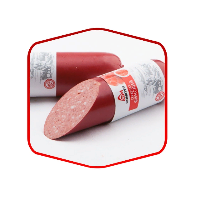 

Колбаса Компур Сервелат Финский полукопченая 450 г