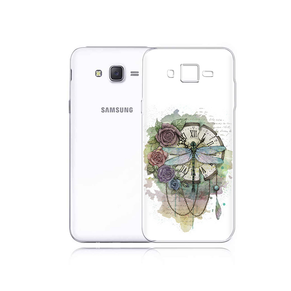 

Чехол MyPads Tocco для Samsung Galaxy J5 старинные часы в цветах (PT29188.586.621), Прозрачный, Tocco