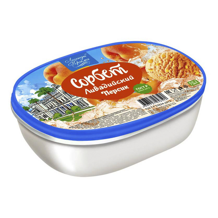 

Сорбет Легенды Крыма Ливадийский персик 450 г