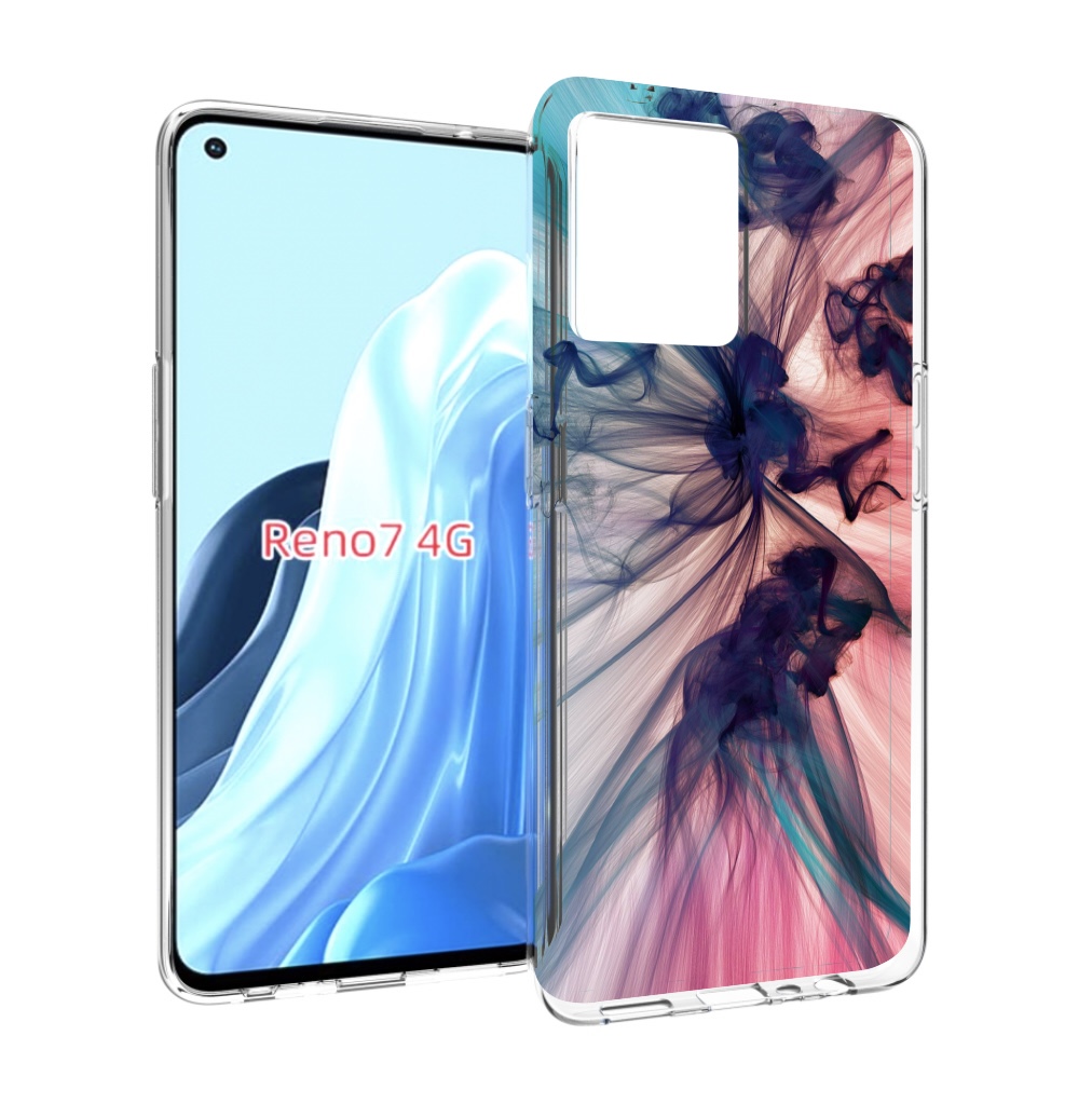 

Чехол MyPads разноцветный дым для OPPO RENO 7 4G, Прозрачный, Tocco