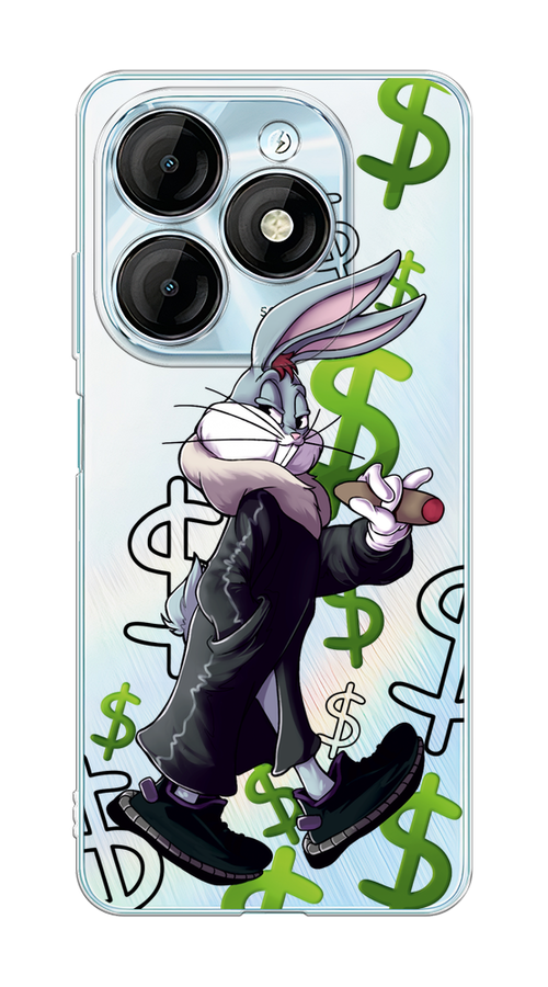 

Чехол на Itel P55 "Rich Bugs Bunny", Зеленый;черный;голубой, 3201850-1