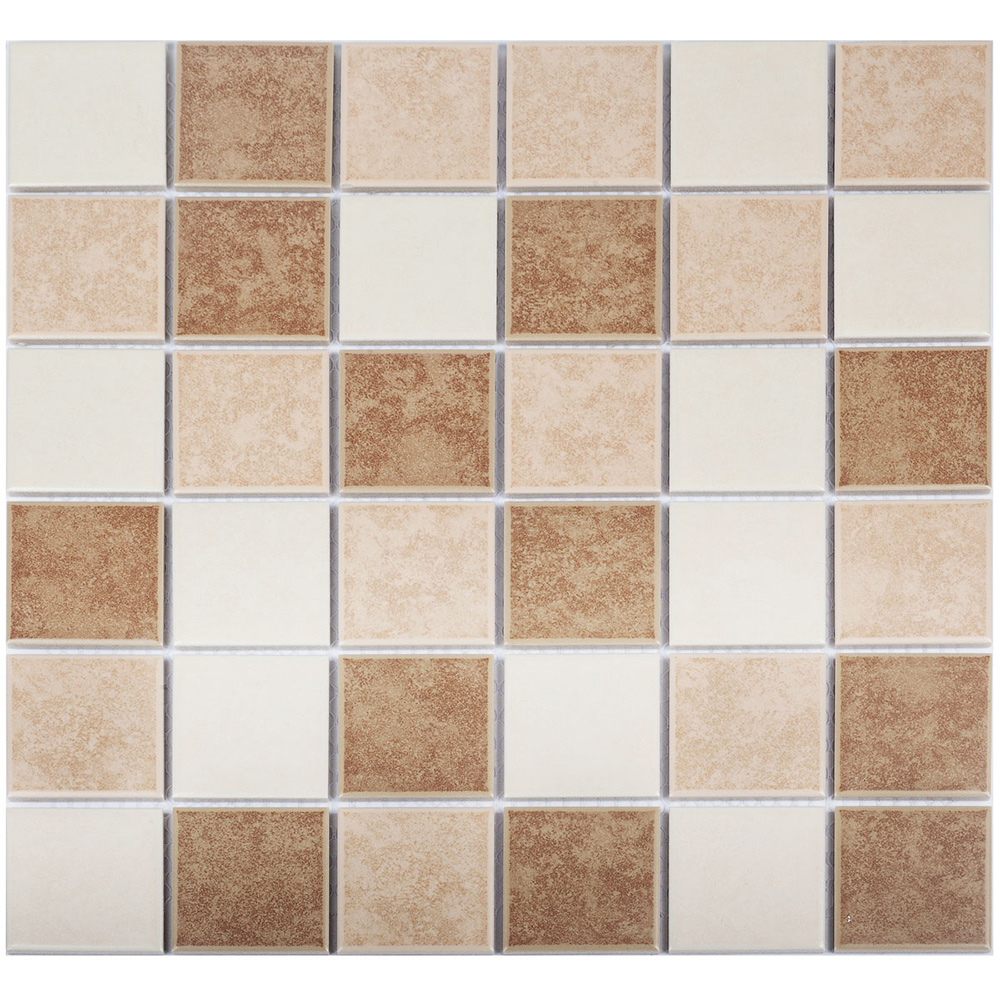 фото Мозаика starmosaic beige matt бежевая керамическая 306х306х6 мм матовая