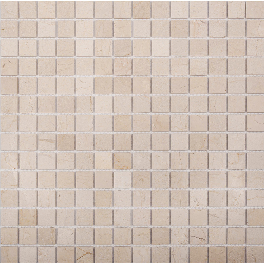 фото Мозаика starmosaic crema marfil matt бежевый мрамор 305х305х4 мм матовая