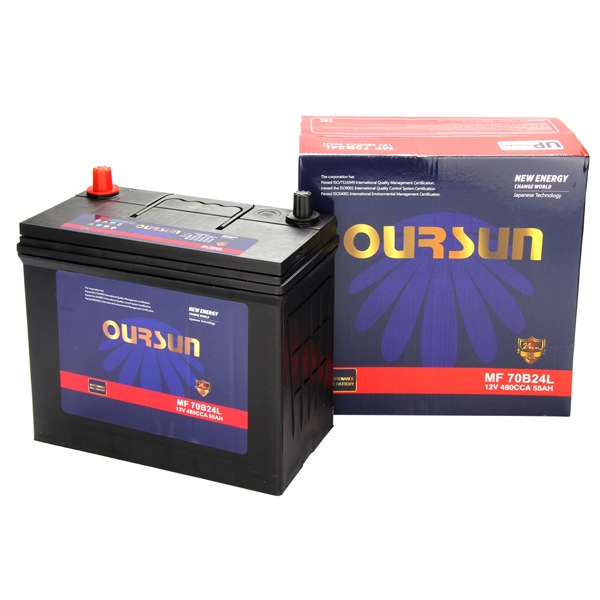 Аккумулятор OURSUN JIS MF 70B24R