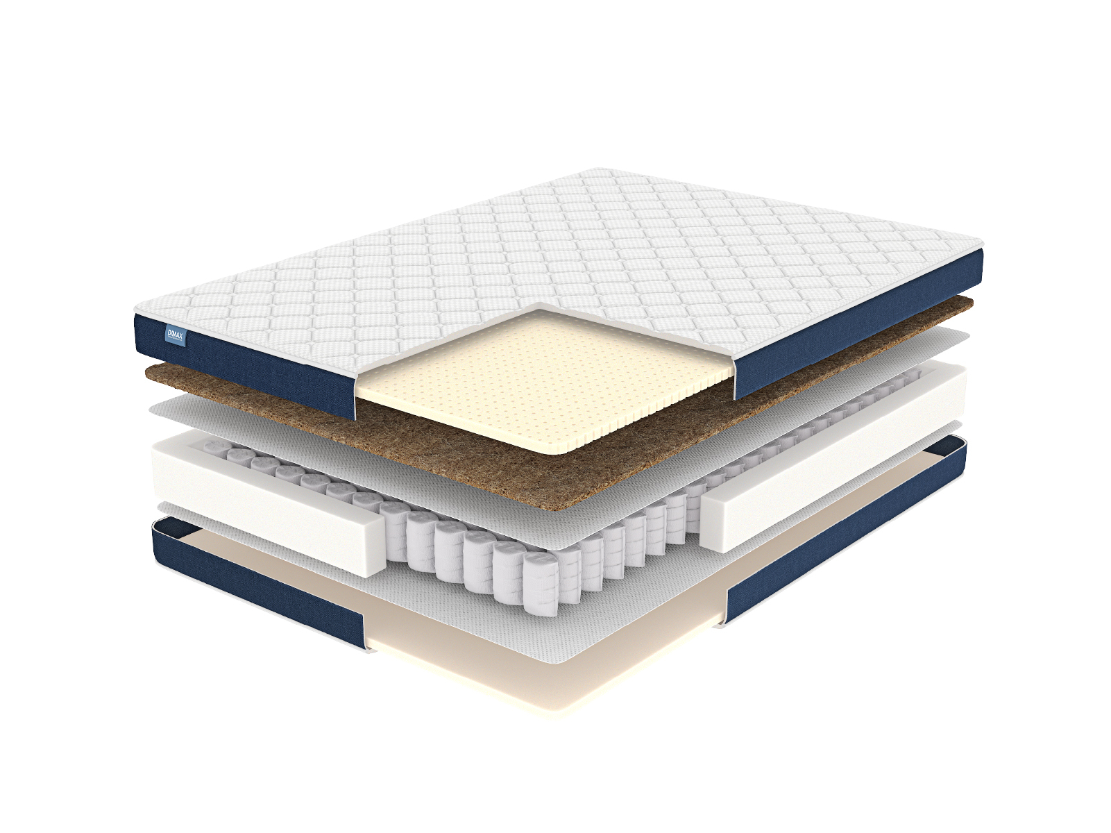 

Матрас Dimax Практик Медиум Мемо 500 145x215, Практик Медиум Мемо 500