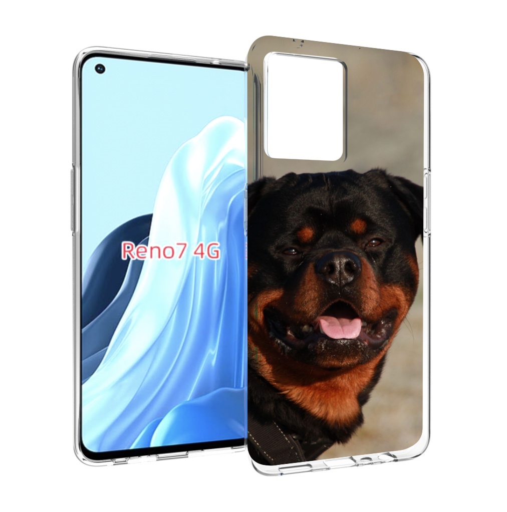 

Чехол MyPads ротвеллер 2 для OPPO RENO 7 4G, Прозрачный, Tocco
