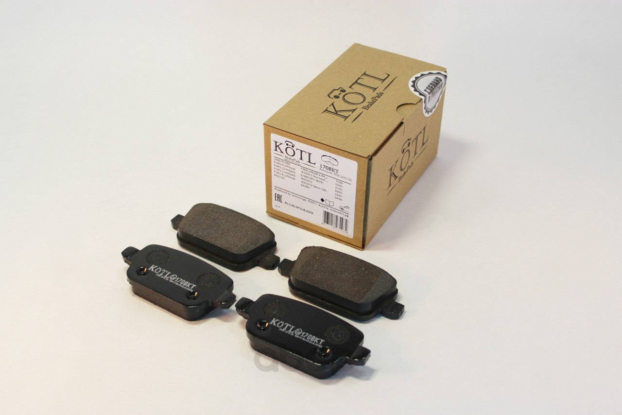 Колодки тормозные дисковые задние к-т FORD GALAXY/MONDEO/S-MAX/VOLVO S80/XC70/FR