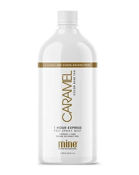 Автозагар MineTan Caramel Pro Spray Mist для профессионального загара лица и тела 1000 мл лосьон автозагар для тела kardashian gradual sunless lotion