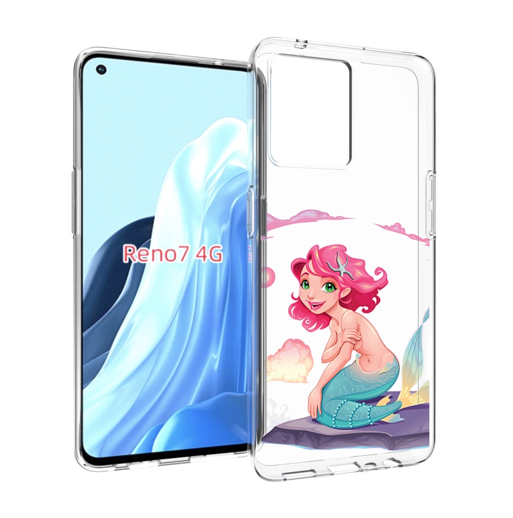 

Чехол MyPads русалочка для OPPO RENO 7 4G, Прозрачный, Tocco