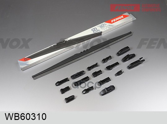 

Щетка Стеклоочистителя Зимняя, Крепёж: 15 В 1, 60 См (24) FENOX арт. WB60310