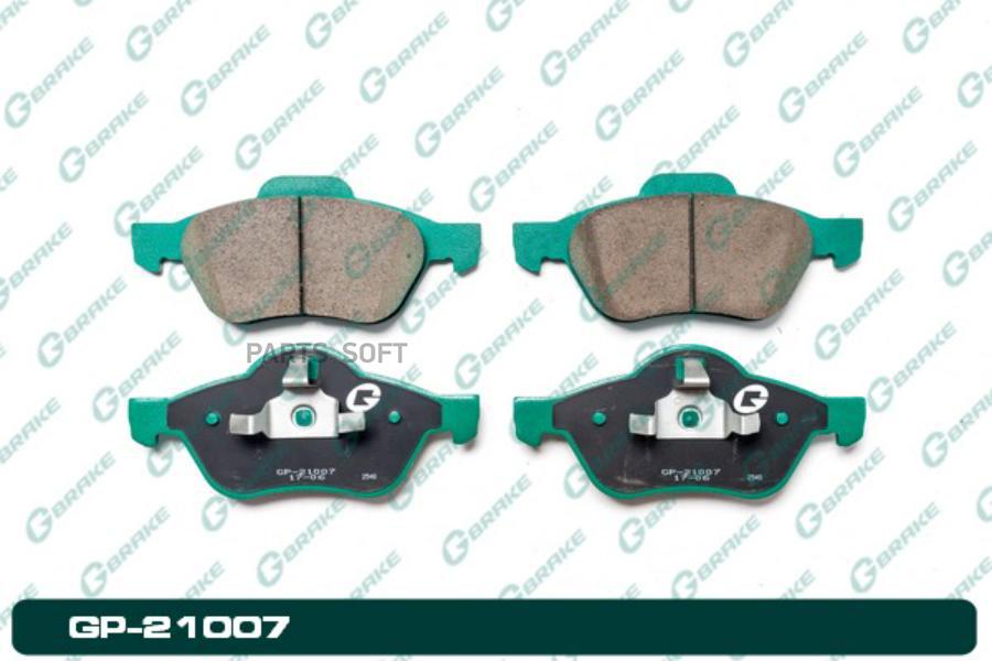 

Тормозные колодки GBRAKE GP21007