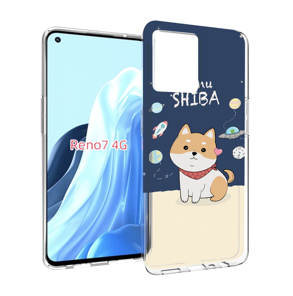 

Чехол MyPads сиба-шиба-ину для OPPO RENO 7 4G, Прозрачный, Tocco