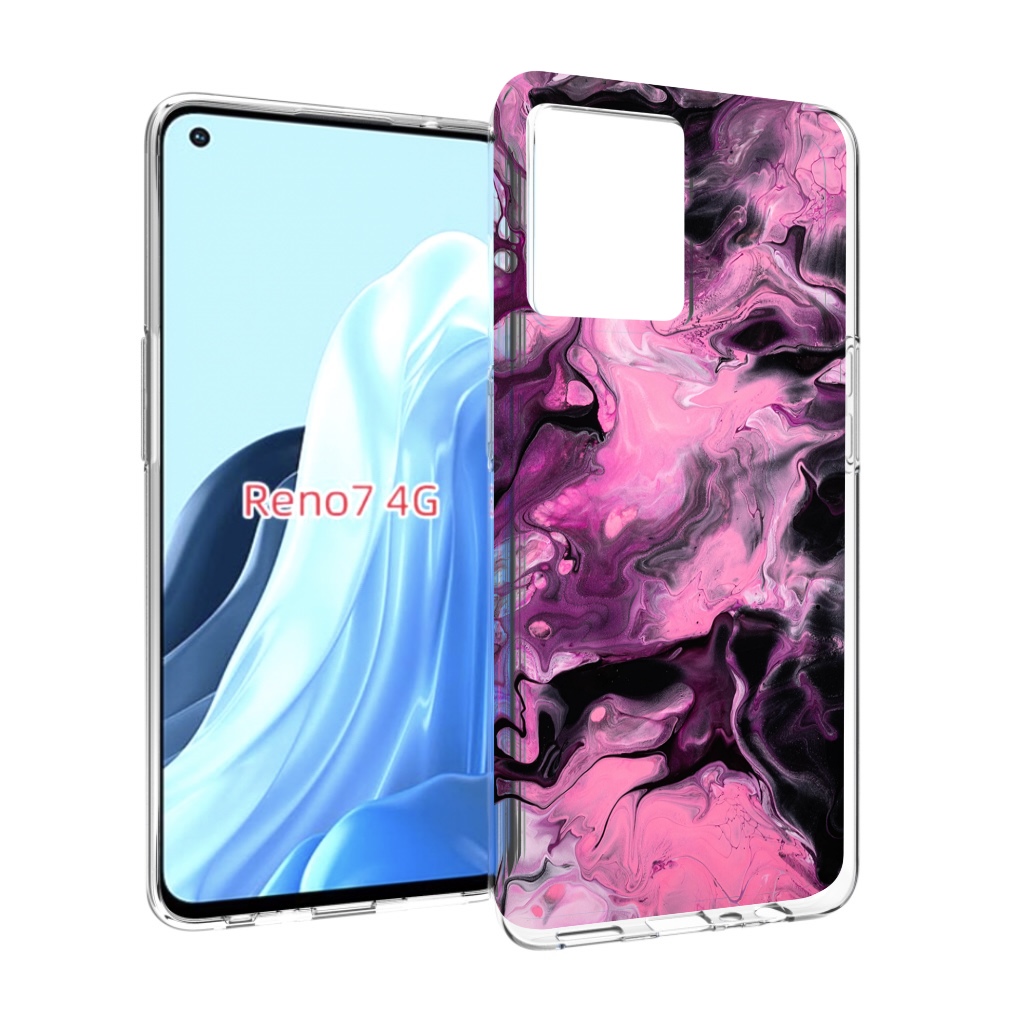 

Чехол MyPads смешивание-фиолетового для OPPO RENO 7 4G, Прозрачный, Tocco
