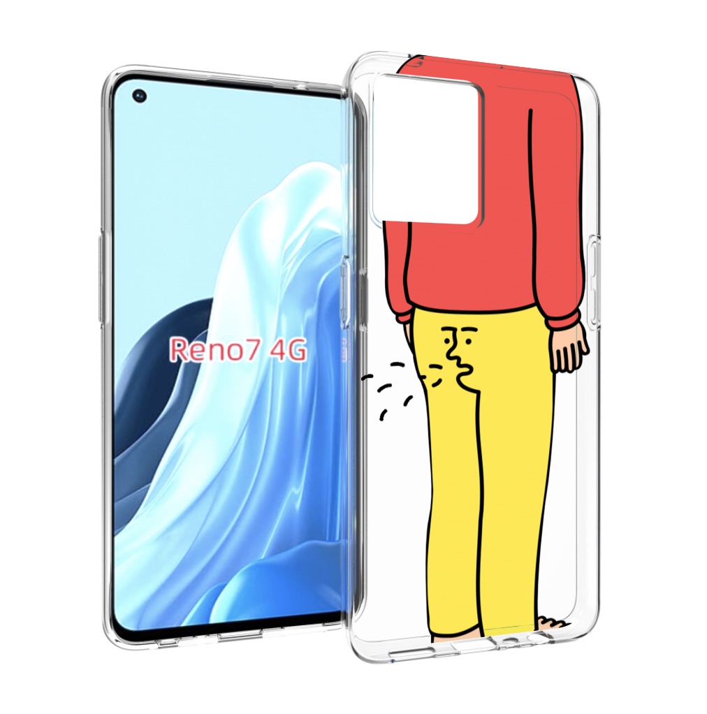 

Чехол MyPads смешной-мужчина для OPPO RENO 7 4G, Прозрачный, Tocco