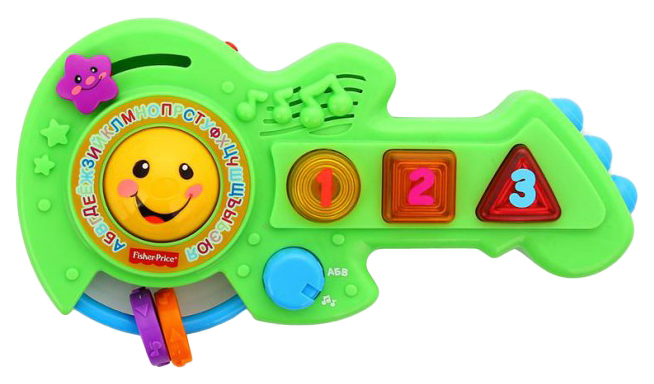 

Обучающая гитара Mattel Fisher-Price BFY40 Смейся и учись