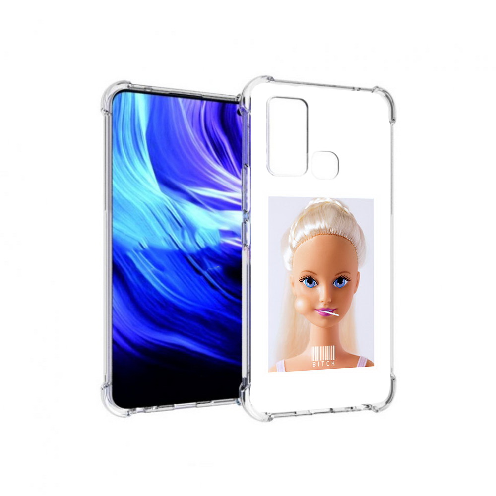 

Чехол MyPads Tocco для Vivo Z6 барби (PT226976.399.226), Прозрачный, Tocco