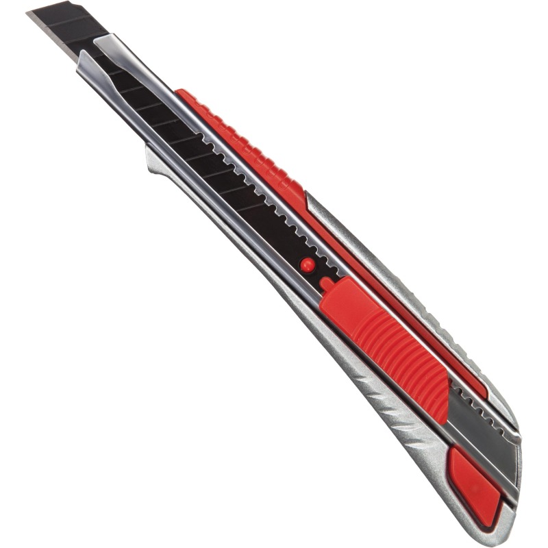 Нож универсальный Attache Selection 9мм,метал.напр.,алюм.корпус,Auto lock заточенный чернографитный карандаш attache selection