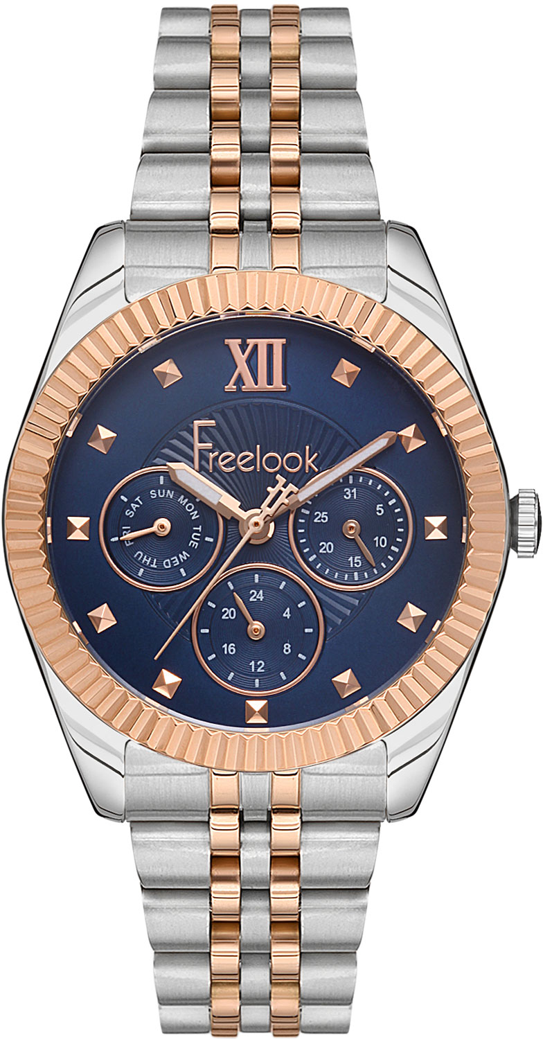 Наручные часы женские Freelook FL.1.10234-6 серебристые/золотистые