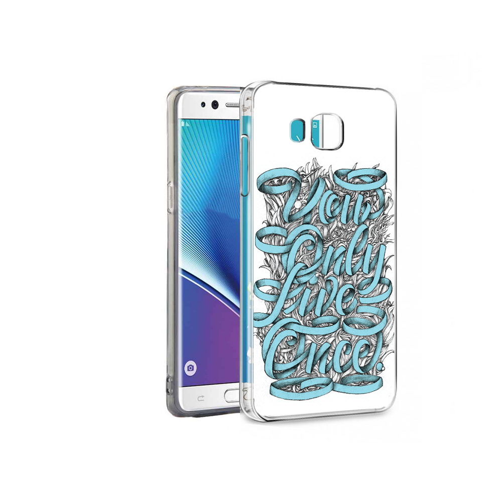 

Чехол MyPads Tocco для Samsung Galaxy Note 7 слова из ленты абстракция (PT40045.522.607), Прозрачный, Tocco