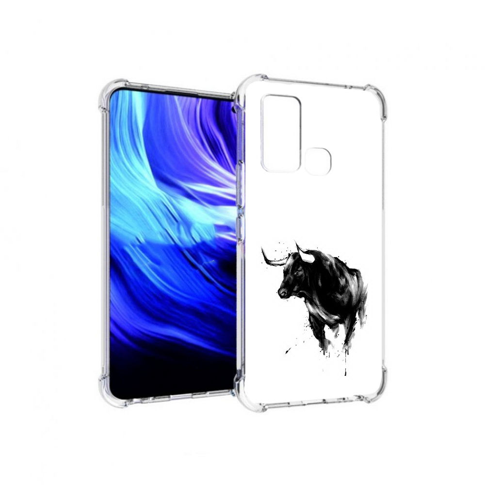 

Чехол MyPads Tocco для Vivo Z6 бык (PT226976.399.254), Прозрачный, Tocco