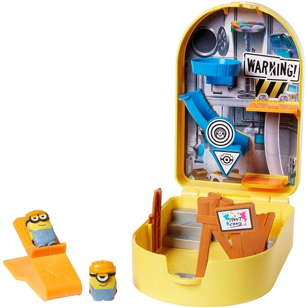 фото Игровой набор mattel minions катапульта для миньонов стройка gmd86