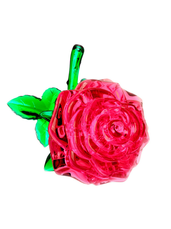 3D-пазл Crystal Blocks Роза 44 детали 9001 розовый