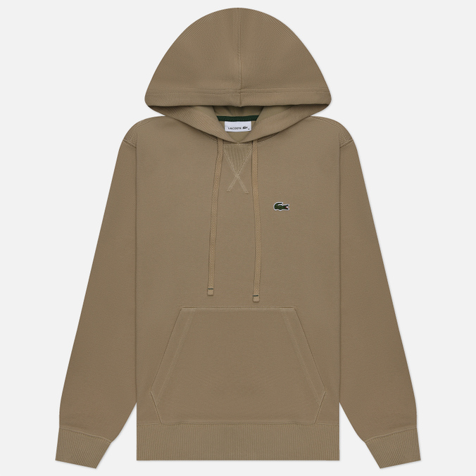 

Женская толстовка Lacoste Loose Fit Cotton Blend Hoodie бежевый, Размер L, Loose Fit Cotton Blend Hoodie