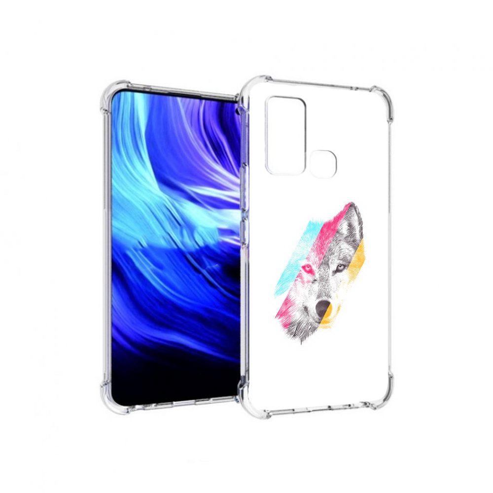

Чехол MyPads Tocco для Vivo Z6 волк градиент (PT226976.399.268), Прозрачный, Tocco