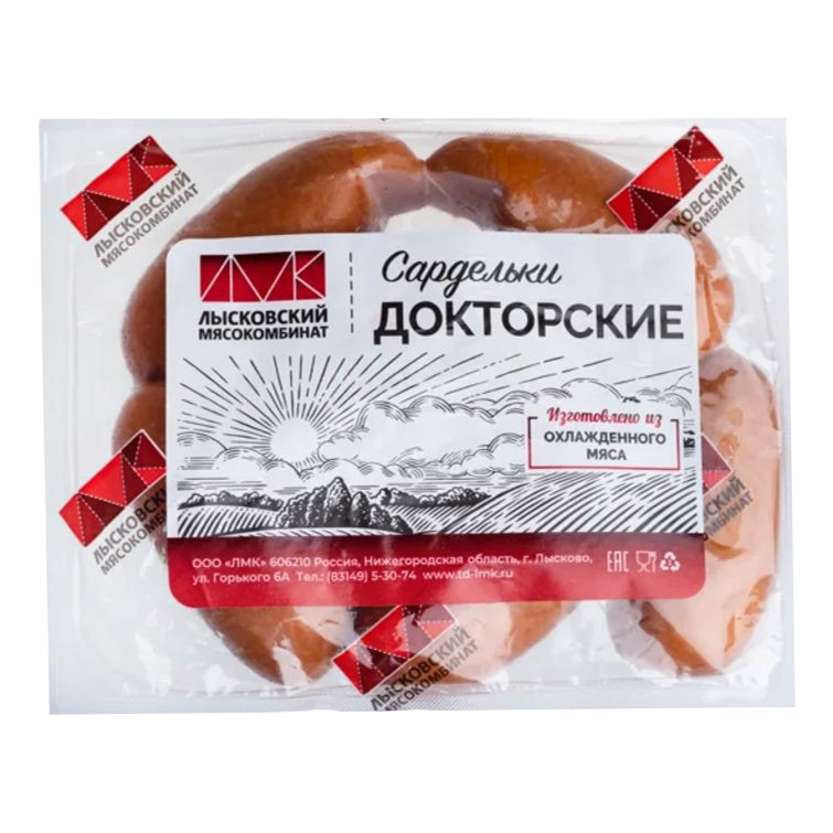

Сардельки ЛМК Докторские вареные
