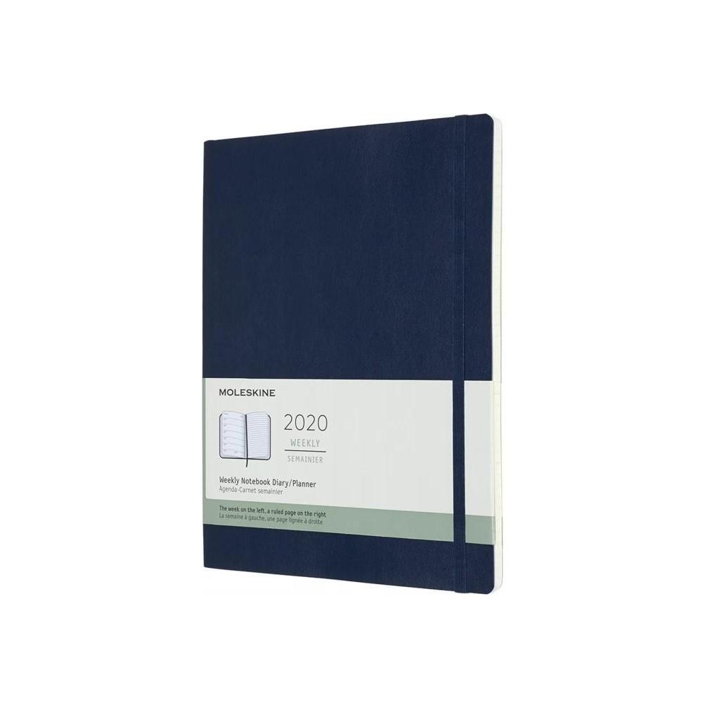 Moleskine DSB2012WN4 Еженедельник moleskine classic soft wknt, xl 190х250 мм, синий сапфир