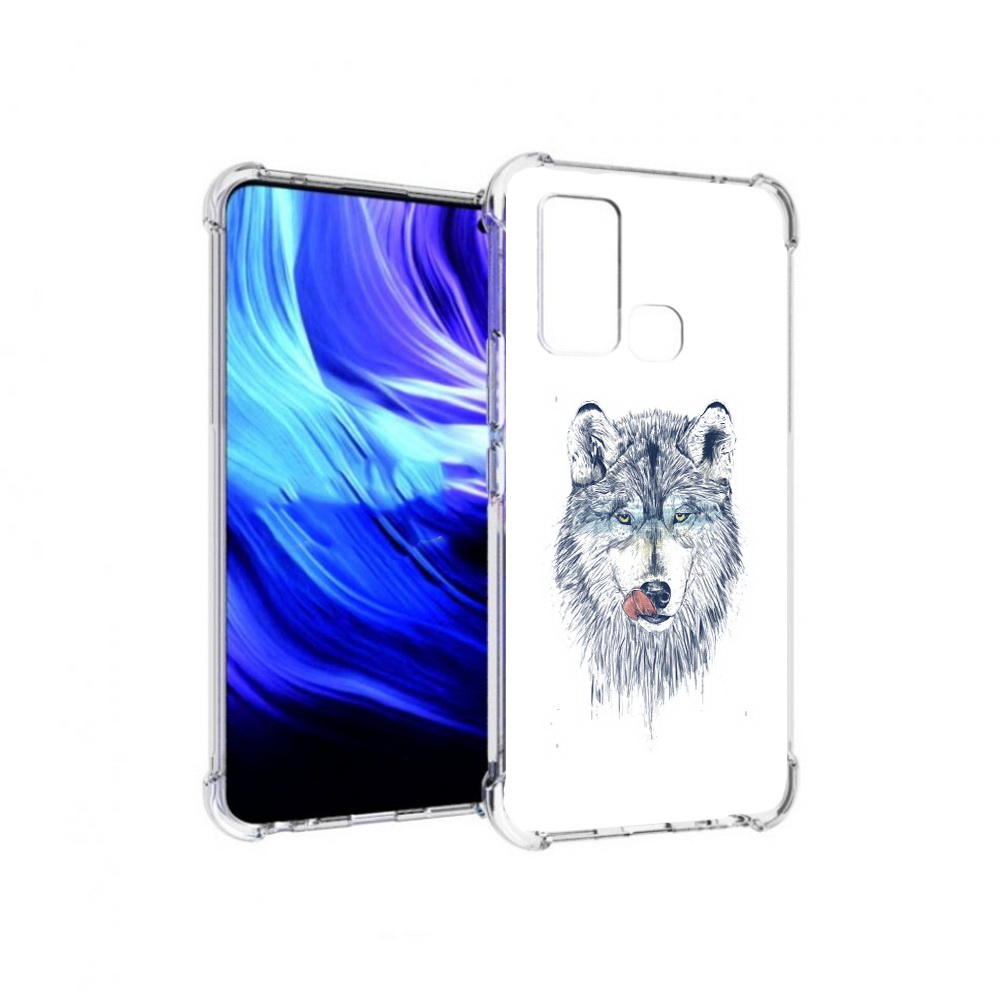 

Чехол MyPads Tocco для Vivo Z6 голодгый волк (PT226976.399.292), Прозрачный, Tocco