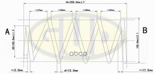 

Пружина Пер Ford Focus Ii 1.4-1.6 04> G.U.D арт. GCS027602