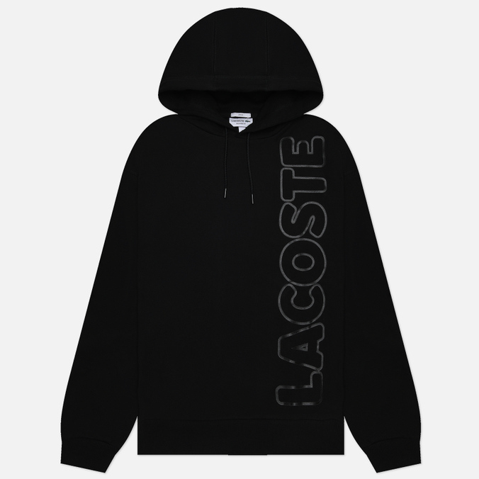 

Мужская толстовка Lacoste Relaxed Fit Printed Hoodie чёрный, Размер S, Черный, Relaxed Fit Printed Hoodie